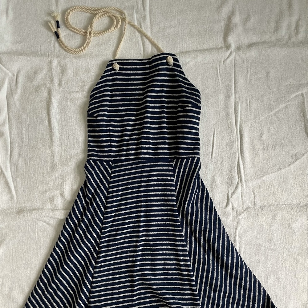 Zara nautical themed striped dress - Picture 1 of 3